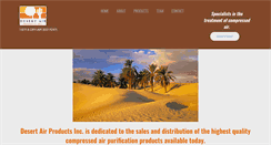 Desktop Screenshot of desertairproducts.com